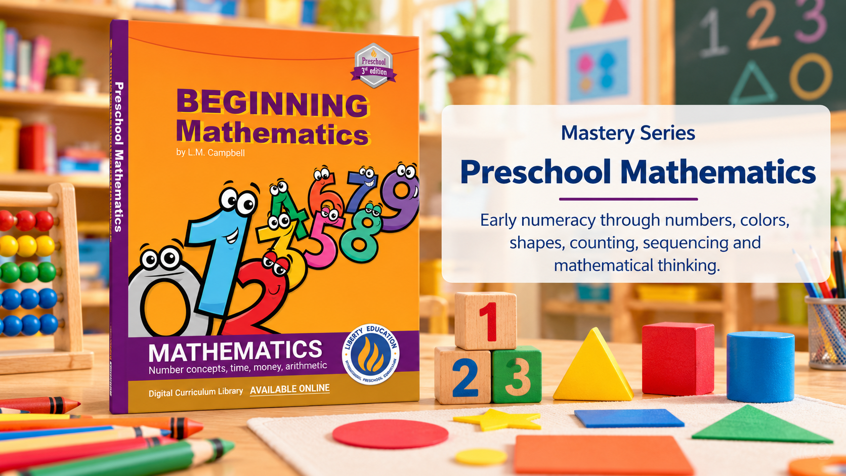 Beginning Mathematics Preschool Third Edition - Liberty Education.