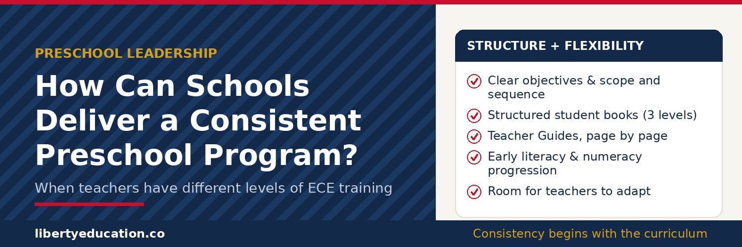 ece curriculum consistent preschool program
