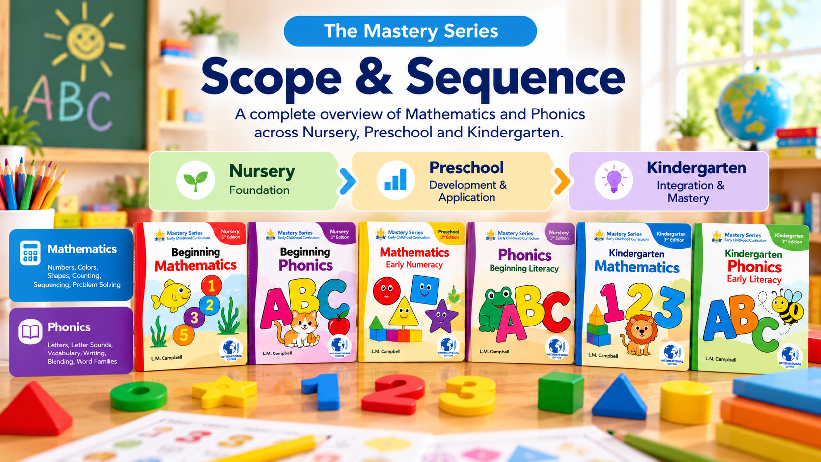 scope and sequence Liberty Education preschool curriculum